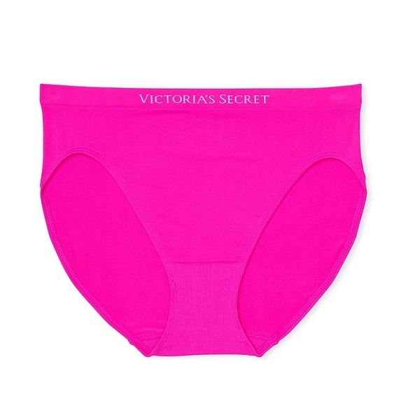 Victoria's Secret Seamless High-Leg Brief Panty Pink Small NEW - Picture 1 of 3